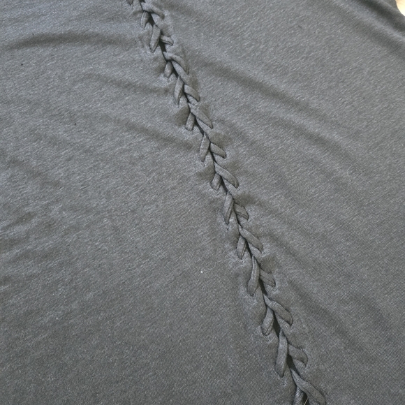 Black Women's Top with Unique Back Design Size M - Picture 2 of 6